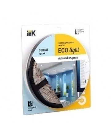 Лента LED 5м  блистер  LSR-5050WW30-7,2-IP65-12V IEK арт. LSR2-1-030-65-1-05