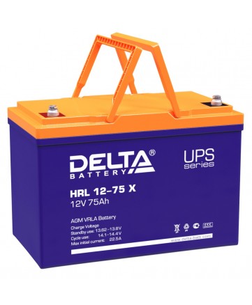 Аккумуляторная батарея свинцово-кислотная Delta HRL 12-75 X арт. Delta HRL 12-75 X