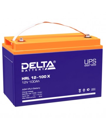 Аккумуляторная батарея свинцово-кислотная Delta HRL 12-100 X арт. Delta HRL 12-100 X